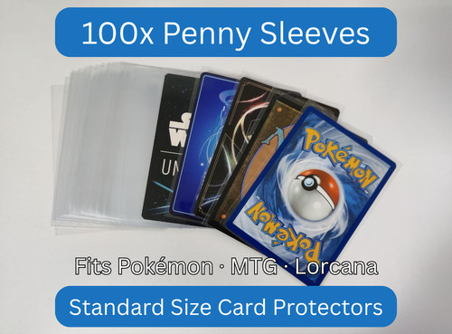 100x penny sleeves soft - 100x,
