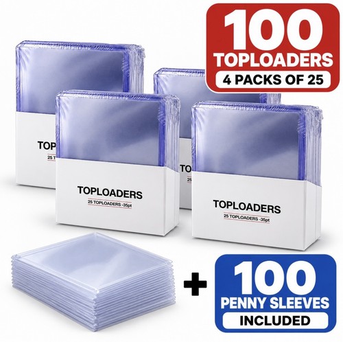 Rigid toploaders and - 3"x4",