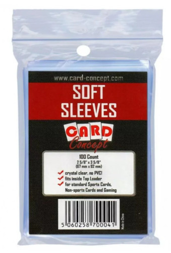 Soft sleeve penny sleeves - -,