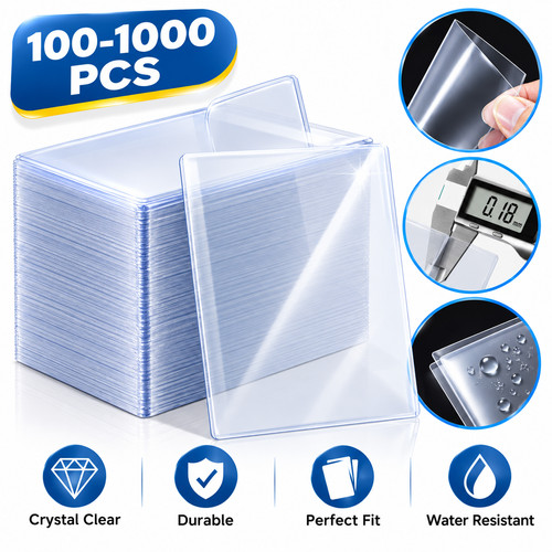 100 1000pcs clear - clear, card