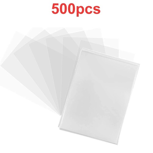 100 500pcs clear card - 100-500pcs, sleeves
