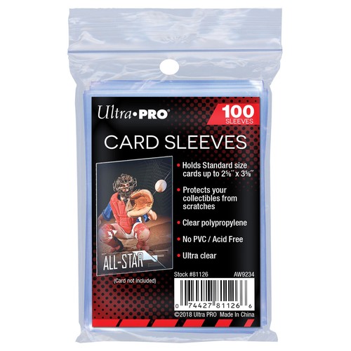 Soft card sleeves ultra pro - card,