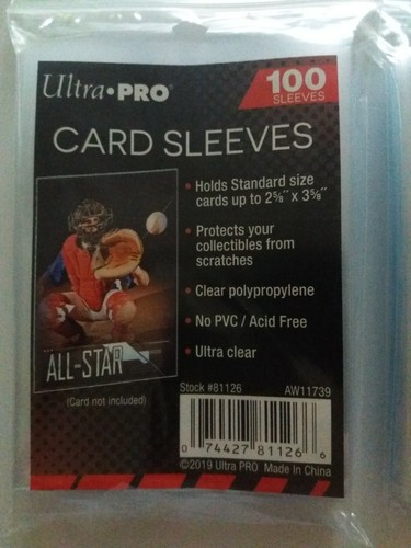 New ultra pro card sleeves - new,