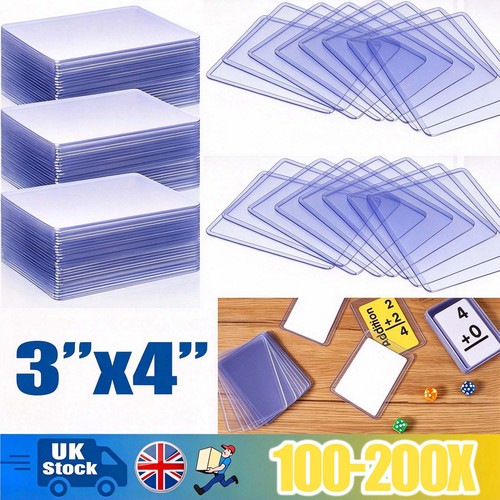 100 200ct toploaders - 3"x4", &